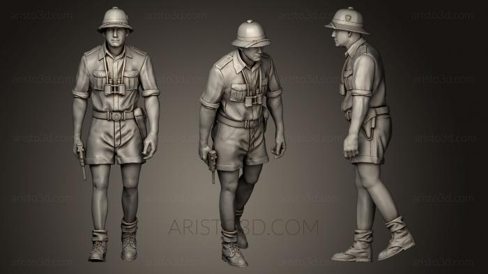 Military figurines (STKW_0194) 3D model for CNC machine